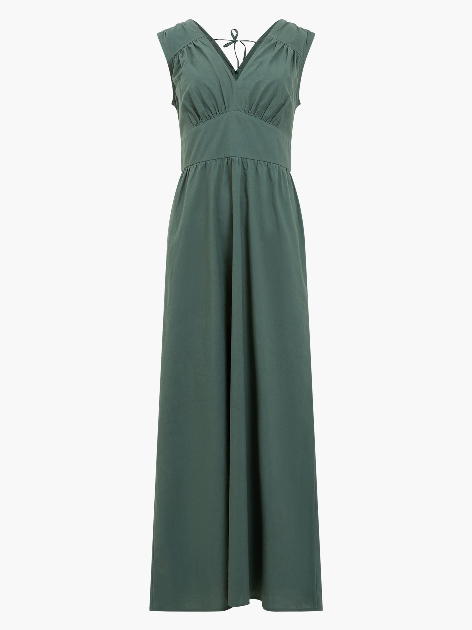 Maxi dress Cos Green size 38 FR in Cotton - 37060733