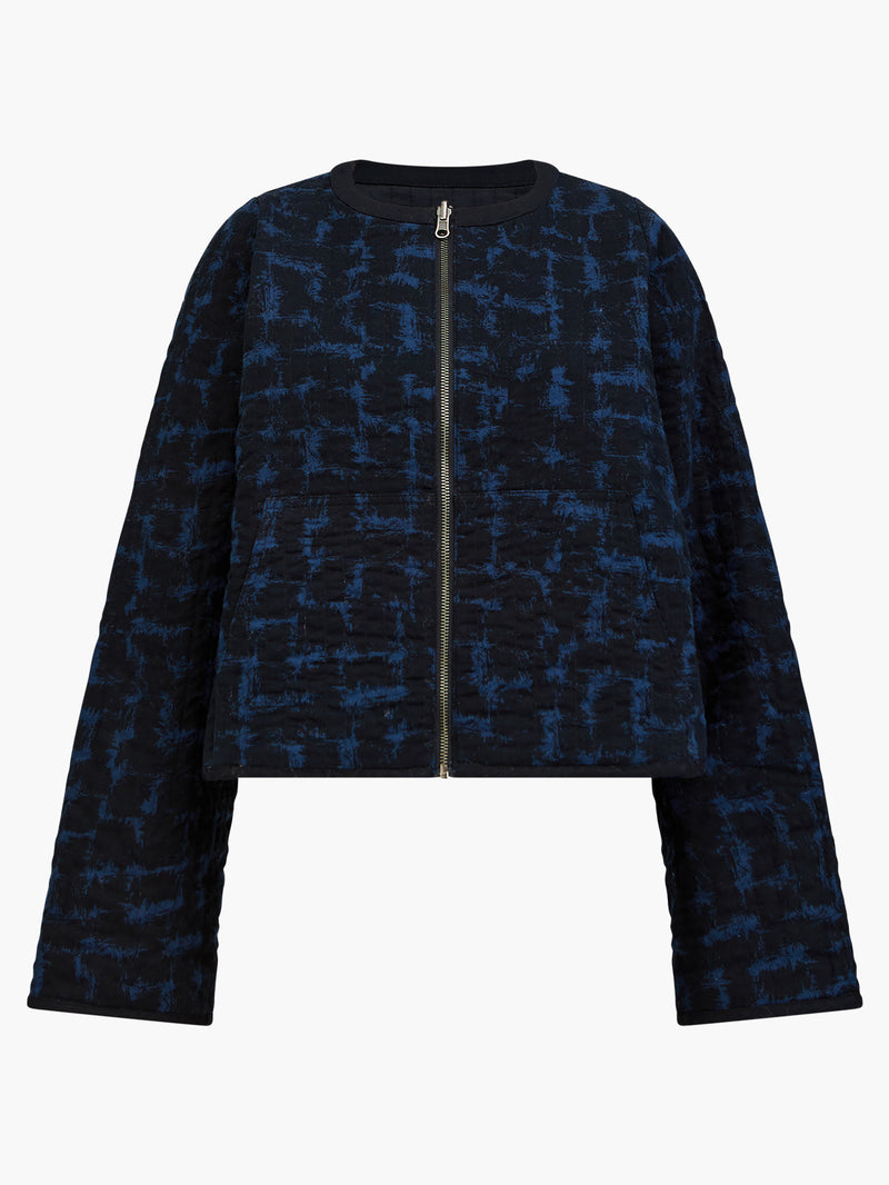 Winter Quilting Jacket Indigo Multi | Great Plains UK