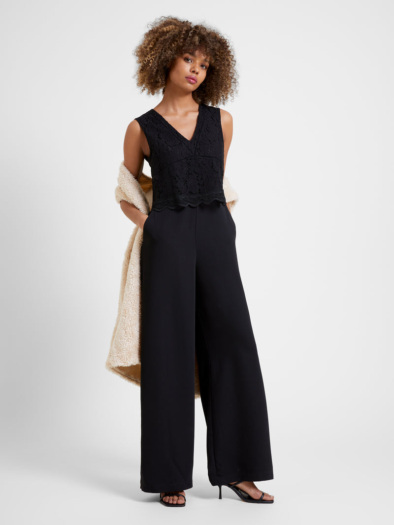 Jumpsuit with sales lace detail