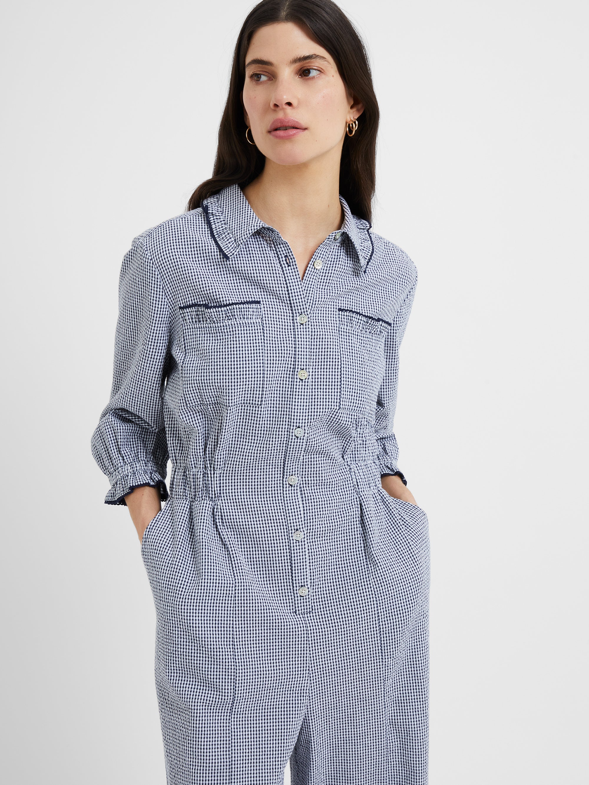 Salerno Gingham Jumpsuit