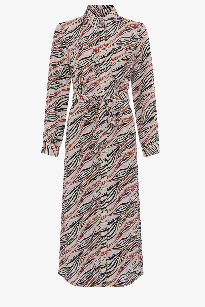 Pink zebra cheap dress topshop