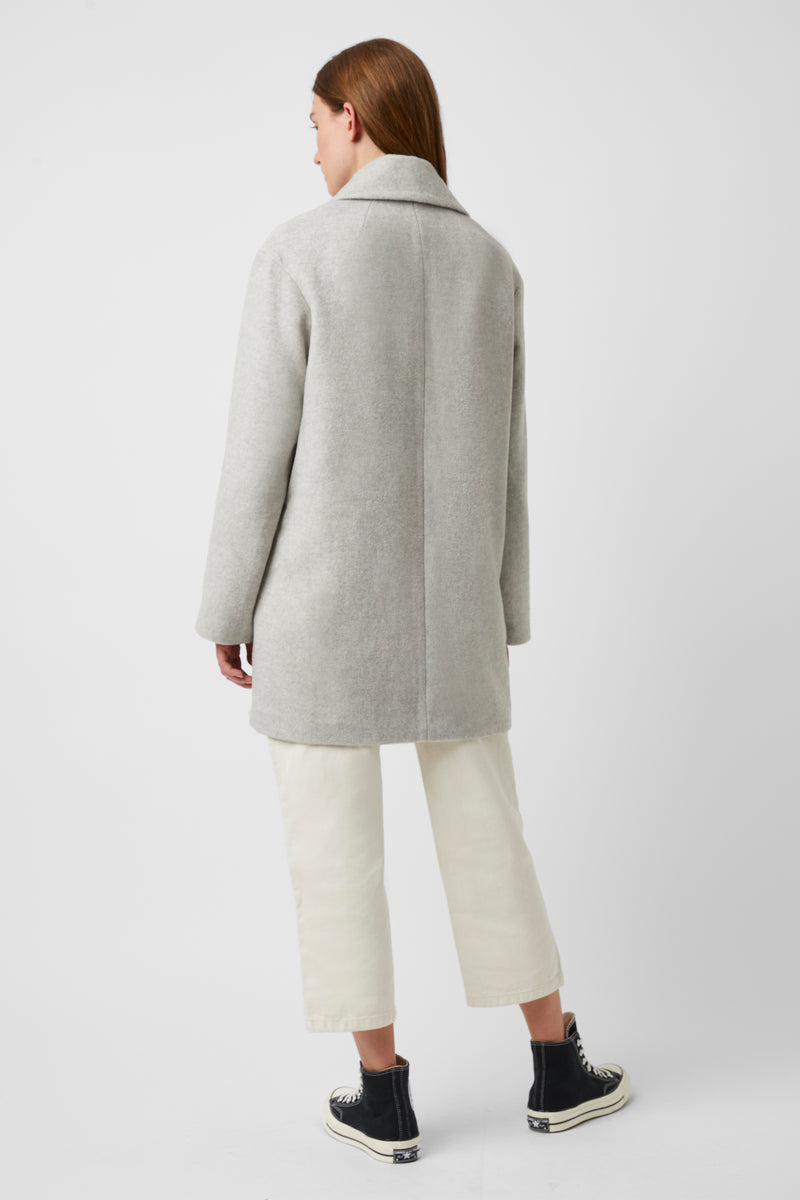 Light grey hotsell wool coat