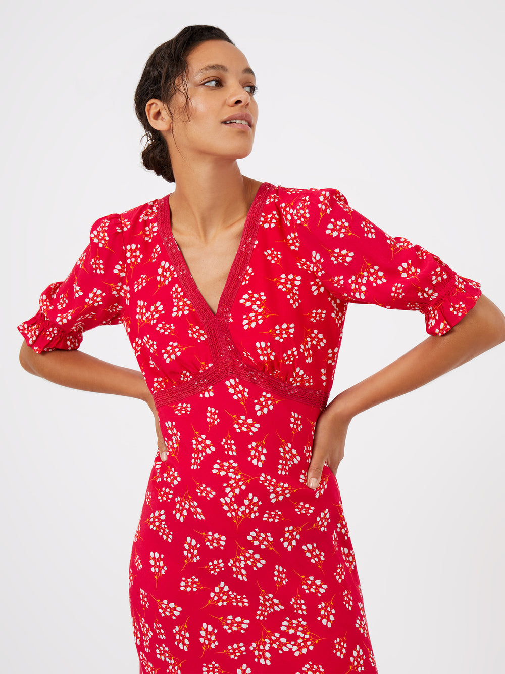 Madewell red best sale wrap dress