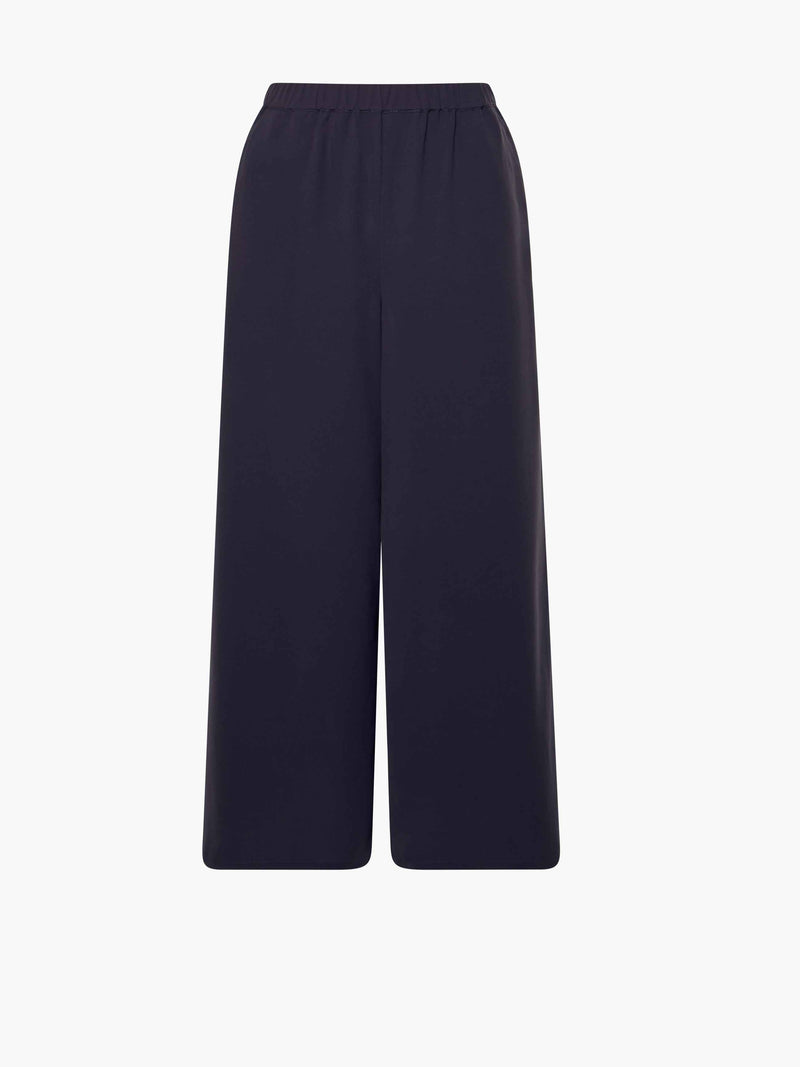 City Luxe Wide Leg Trousers Black