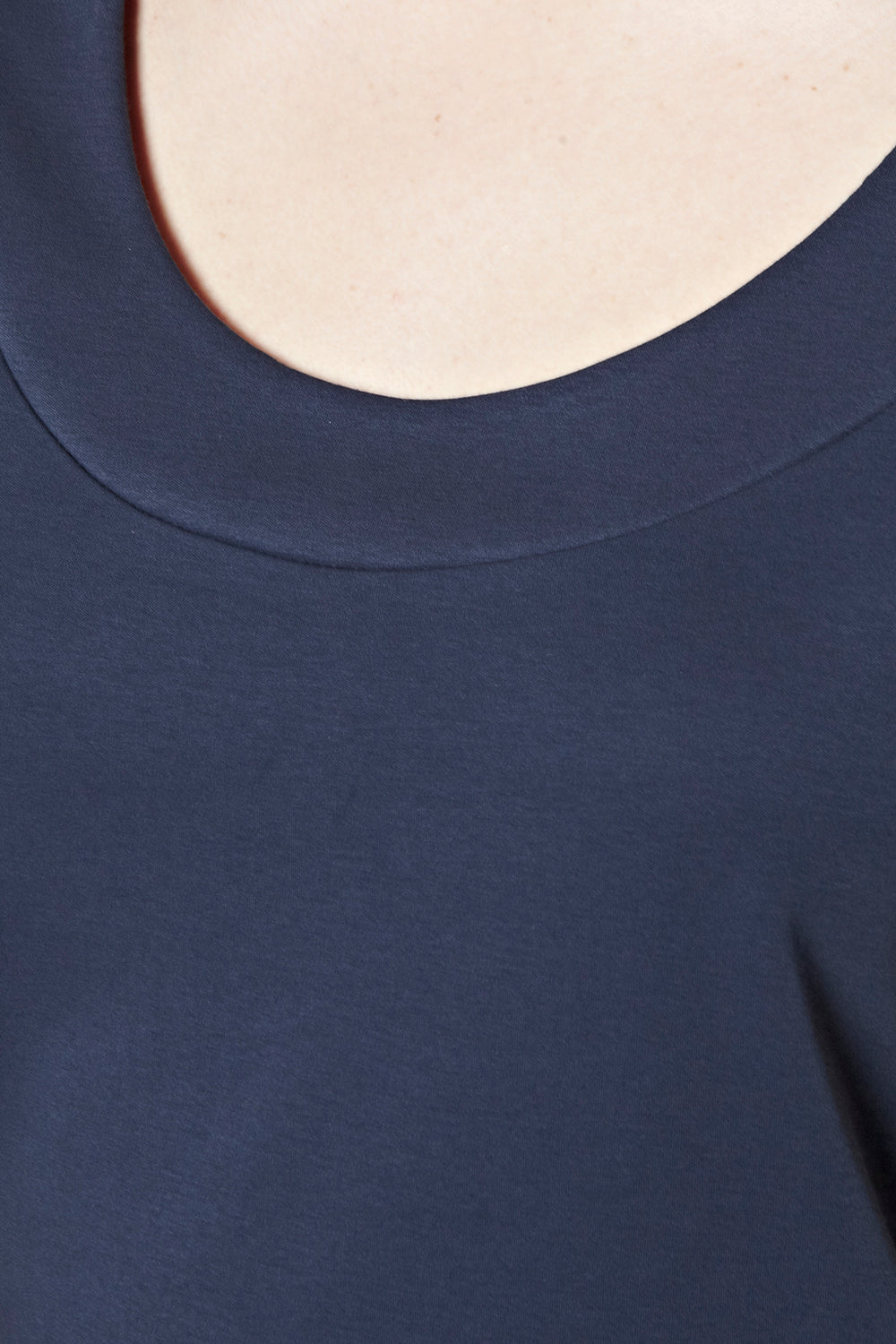 navy scoop neck t shirt