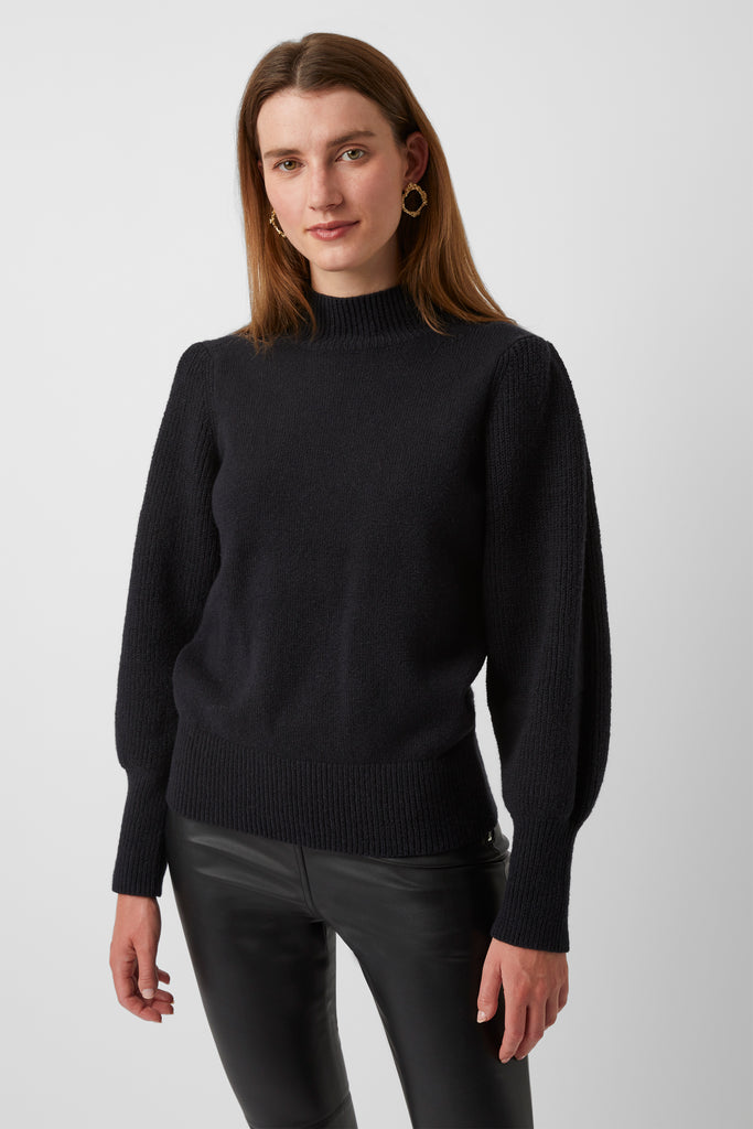 Lunet Knit High Neck Jumper | Great Plains UK