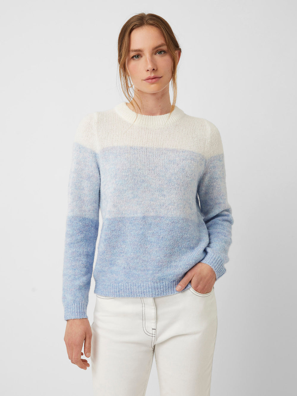 18+ Light Blue Women'S Sweater