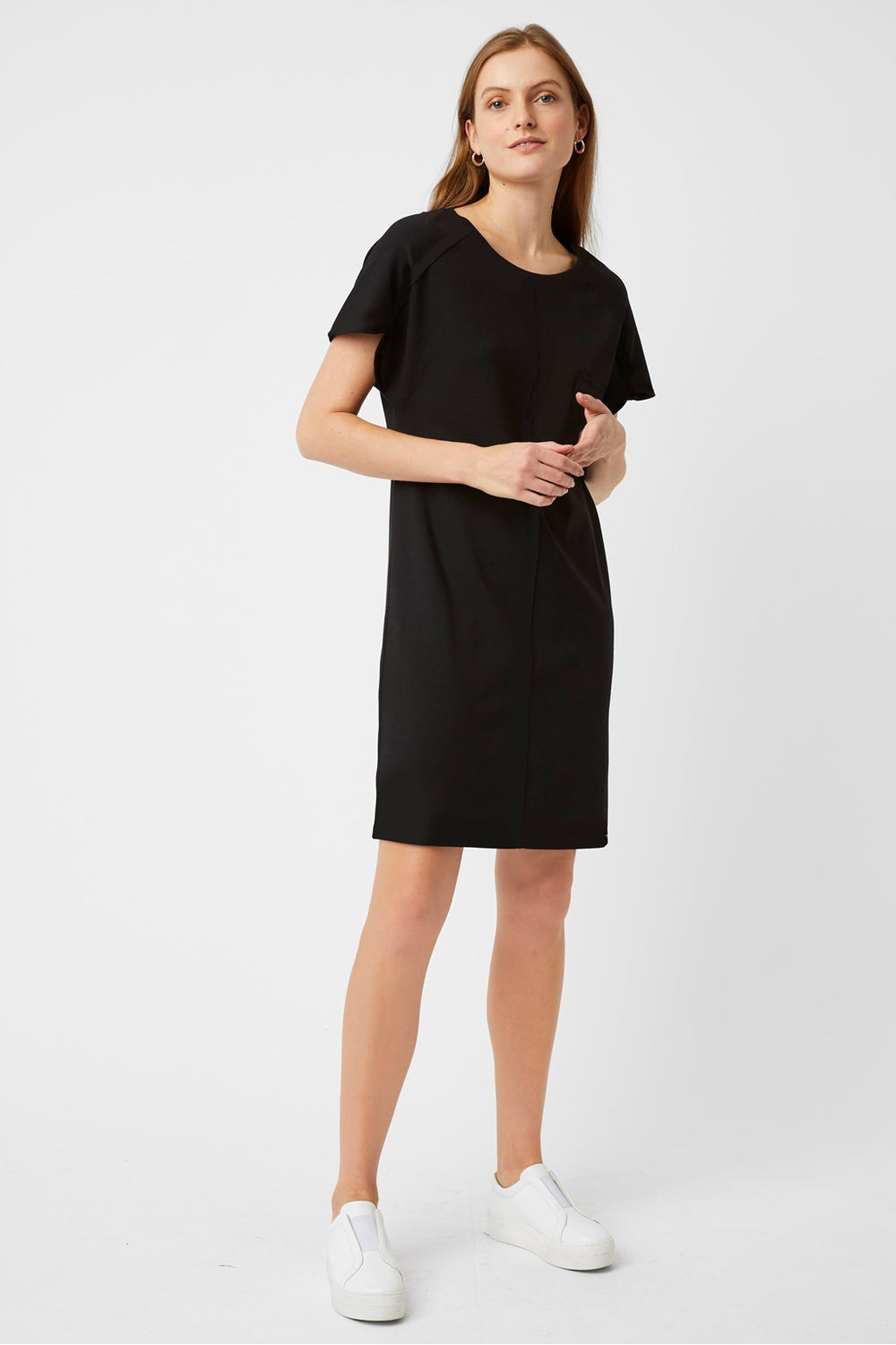 Black t shirt hot sale dress with pockets